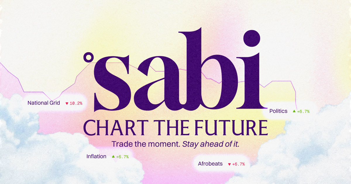 Sabi - Nigeria's 1st Regulated Prediction Market.